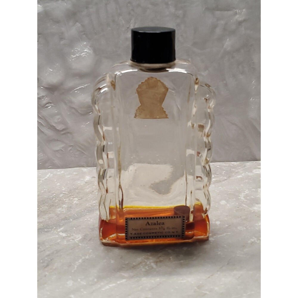 Vintage Azalea Perfume Bottle Glass Vanity Collectible Decorative Art Deco